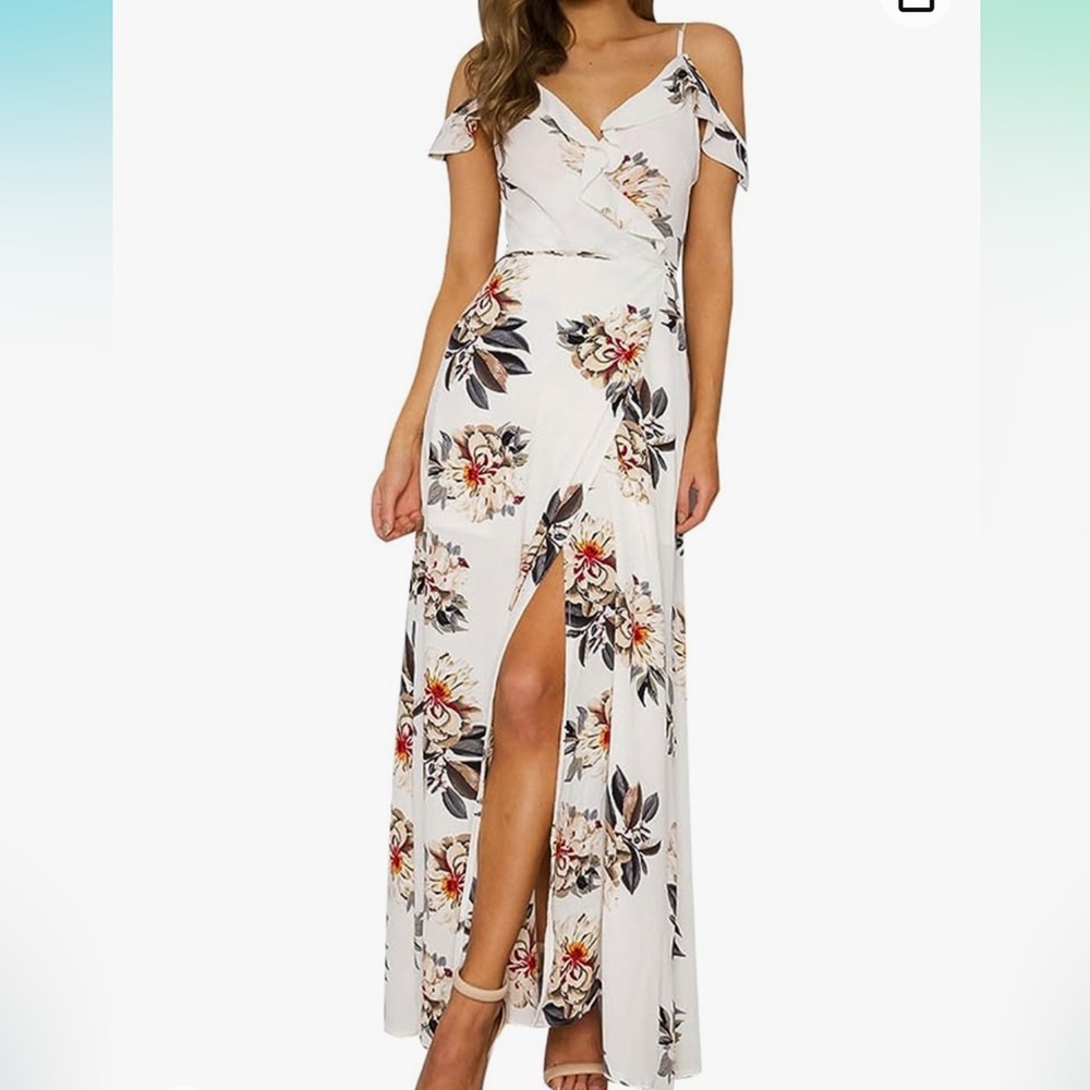 Simplee Apparel Chiffon Dress Size Medium